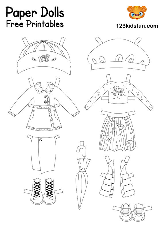 A mom helps a child assemble an outfit.