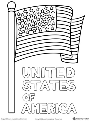 Small group of students sharing colored flag pages together