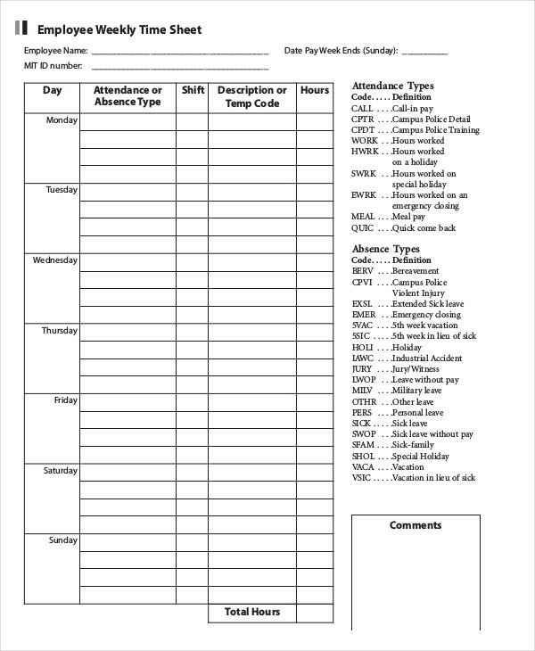 Person filling out time sheet at desk