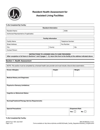 Date and student name fields filled