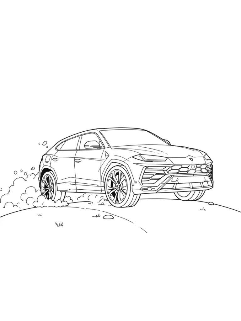 Child narrating a story inspired by the Lamborghini page