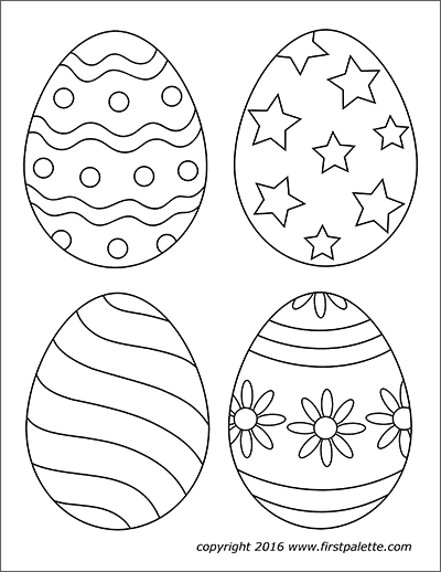 Close-up of Easter-themed printable activity sheet