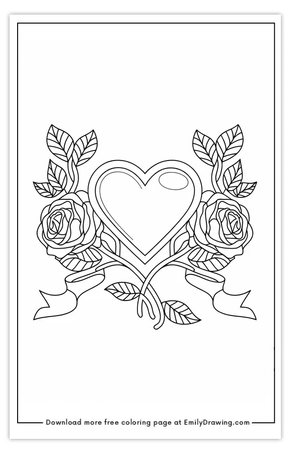 Colorful heart silhouettes for display