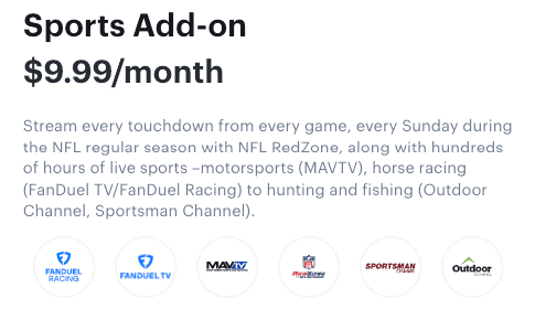shelved reference guide with printable Hulu channels list