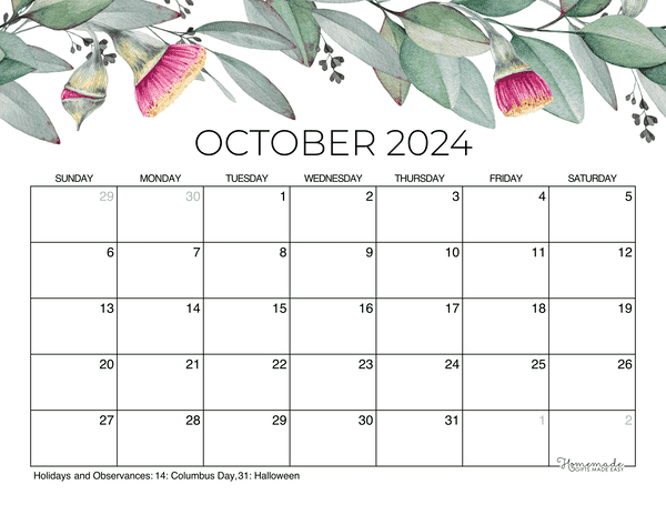 Librarian reviewing a printed October calendar page