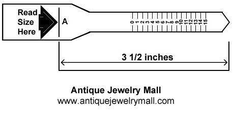 Person testing a finger with the printable ring sizing template
