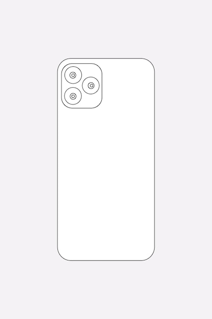 Idea board sketch for a phone case design
