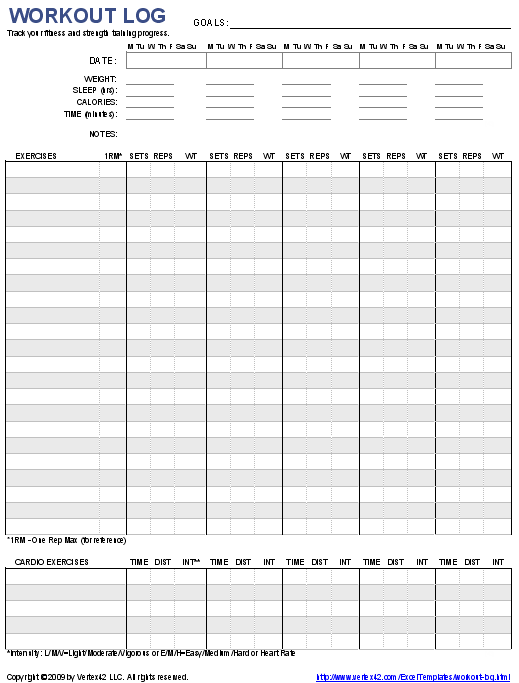 Colored pencils highlighting activity types on a printable log